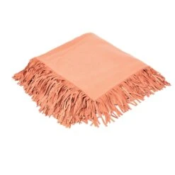 Christian Dior CASHMERE SUEDE SHAWL Orange