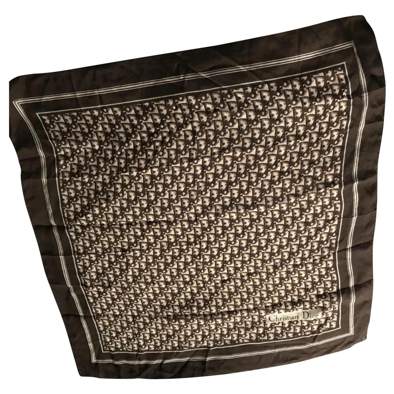 Christian Dior Echarpes Marron 1 Christian Dior Echarpes Marron