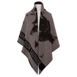 Christian Dior Étole En Laine Dior Beige