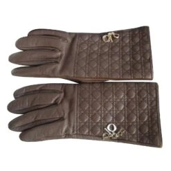 Christian Dior Gants Caramel