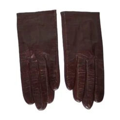 Christian Dior Gants Marron Foncé