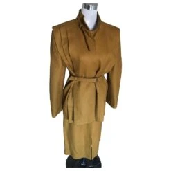 Dior Jupe Jaune Moutarde