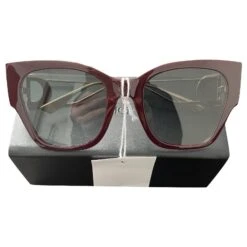 Christian Dior Lunettes De Soleil Bordeaux