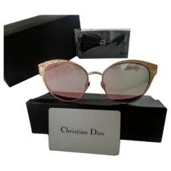 Lunettes De Soleil Christian Dior Unique Edition Limitée Collection 2019 Doré