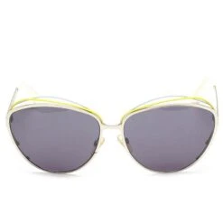 Lunettes De Soleil Torsadées En Caoutchouc Dior Songe Argenté