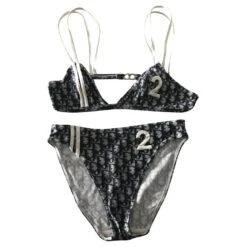Dior Maillots De Bain Blanc Bleu