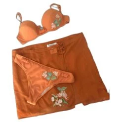 Dior Maillots De Bain Orange Corail