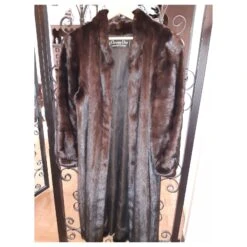 Christian Dior Manteau De Vison Marron