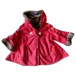 Manteau Vison Réversible Christian Dior Multicolore