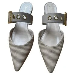 Christian Dior Mules Beige