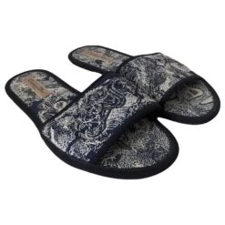 Dior Mules Dor Chez Moi Bleu Marine