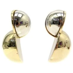 Christian Dior NEUF BOUCLE D OREILLES CHIRSITAN DIOR E0592DIFMT COULEUR OR ROSE EARRINGS Doré