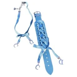 Christian Dior Ensemble Ras Du Cou Et Bracelet Dior Vintage Bleu Bijouterie Argentée