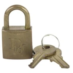 Dior Ensemble De Breloques De Sac Cadena Et Cadenas à Logo En Laiton