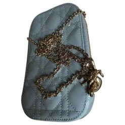 Christian Dior Pochettes Bleu Clair