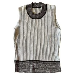 Christian Dior Pull Dior Sans Manche Multicolore