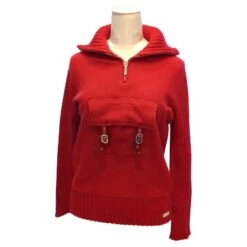 Christian Dior Pulll Cachemire Dior Rouge