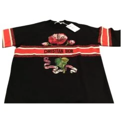 Christian Dior Sweat Brodé Oversize Noir