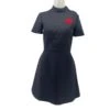 Christian Dior Robes DIOR T.fr 38 Wool Noir