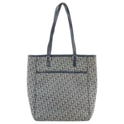 Dior Sac Cabas Bleu Marine Monogram Trotter Book Tote