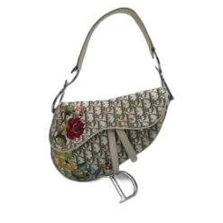 Saddle Selle Dior En Toile Blanche