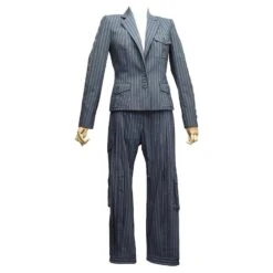 TAILLEUR CHRISTIAN DIOR VESTE PANTALON 38 M LAINE WOOL TAILOR PANTS JACKET Bleu