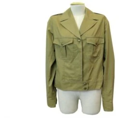 VESTE CHRISTIAN DIOR BLOUSON TAILLE 42 L EN COTON KAKI GREEN COTTON JACKET