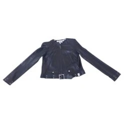 Veste DIOR Cuir D'agneau Plongé Noir