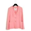 Christian Dior 07P GALLIANO PINK JACKET FR40 SUIT Rose