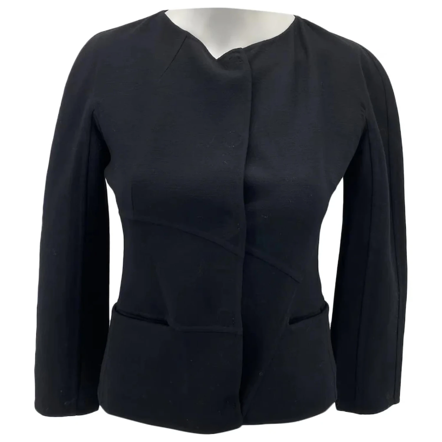 Christian Dior Vestes DIOR T.fr 36 Wool Noir 1 Christian Dior Vestes DIOR T.fr 36 Wool Noir