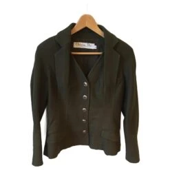 Vestes DIOR T.International M Laine Kaki