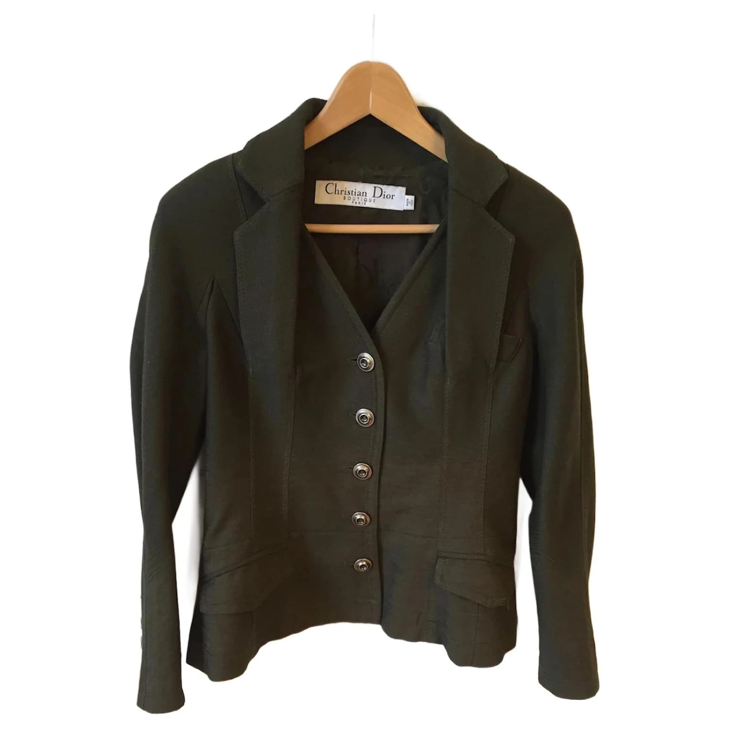 Vestes DIOR T.International M Laine Kaki 1 Vestes DIOR T.International M Laine Kaki